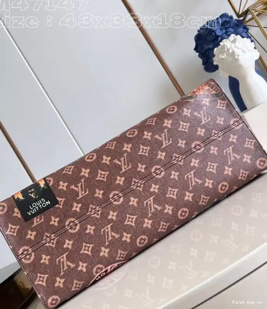 First bag ru BAG-43*33*18.5cm TOTE Voyage VUITTON ONTHEGO LOUIS 0511